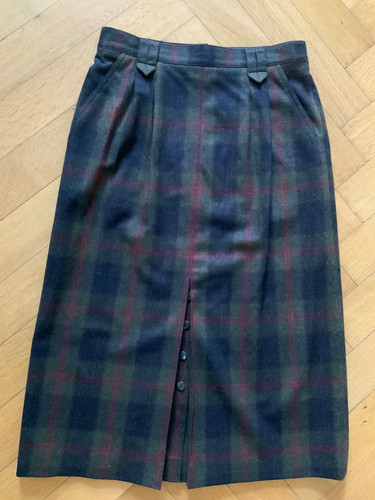 Vintage klassischer wollrock - vintage,