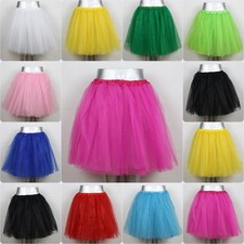 Tütü Tutu Tüllrock Ballett  Petticoat Karneval Fasching Party Kostüm 5Lagen Rock