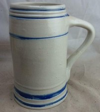 alter Keramik Bierkrug Salzglasur Maßkrug aus Gaststätte