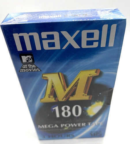 Maxell 180 mega power vhs - 180,