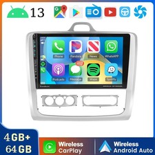 Android 13 Autoradio 4+64G Carplay Für Ford Focus II MK2 2004-2011 GPS RDS BT FM