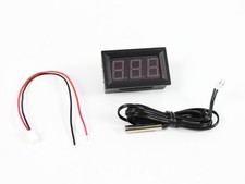 Temperaturmesser DC 12V blau