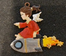 Zinn Zinnanhänger Engel Schweizer