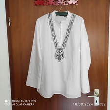 Neue designer  Bluse v. MEXX m.langen Ärmel weiß Gr.44 Länge 70cm
