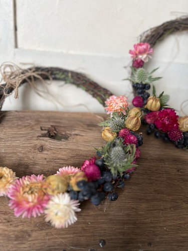 Trockenblumenkranz - , –