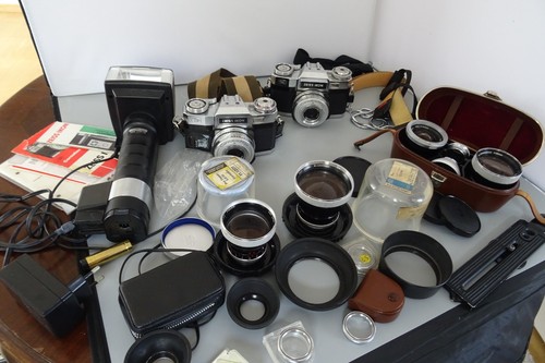 Konvolut analoge kameras - analoge,