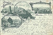 Ansichtskarte Nordrhein-Westfalen (b247) Volmarstein a. Ruhr 1895 Ruine Halteste