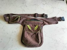 Bauchtasche Hüfttasche von Aufhübschzone braun