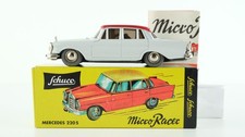 Schuco 45 011 5100 Micro Racer 1038 Mercedes 220 S grau/rot