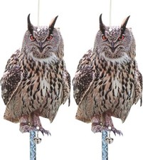 Eule Vogelschreck 2 Stück -