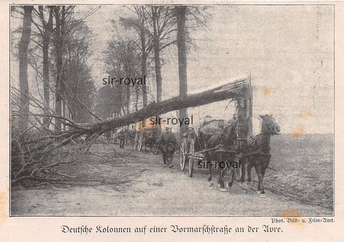 Kolonne vormarsch avre 1wk - avre,