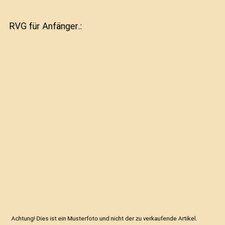 RVG für Anfänger., Horst-Reiner Enders