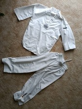 Taekwondo Anzug Uniform Tae Kwon Do Child's Gi 000/120 cm White Pants Top