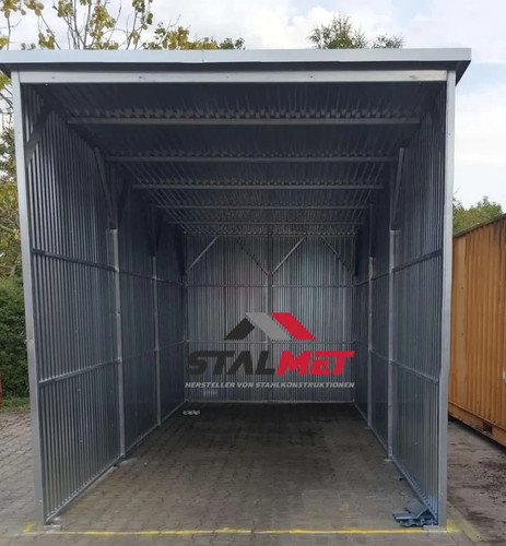 Blechgarage 3x8x3 in - +blechgarage, 3x8x3,5m