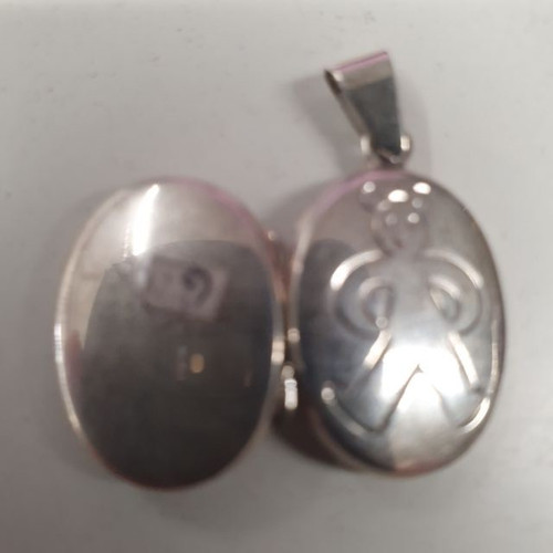 Ovaler sterling silber - ovaler, sterling-silber