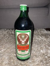 Jägermeister 1 L Flasche Rarität aus den 50er Jahren Orginal verschlossen 