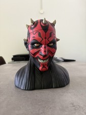 Star Wars Darth Maul 1999  Keksdose Büste Figural Container TOP! Vintage