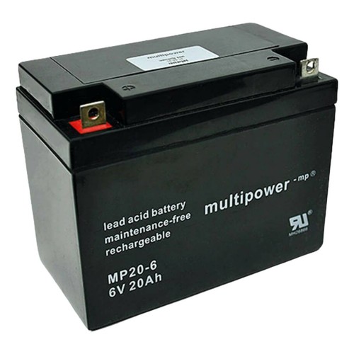 Multipower mp20 agm batterie - multipower, mp20-6