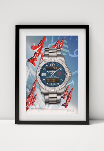 Breitling aerospace red - aerospace, arrows