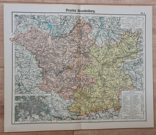 Landkarte map 1910 - :, provinz