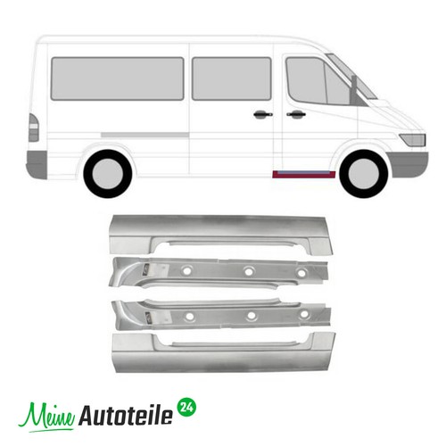 Reparaturblech schweller - 4x,