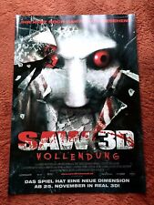 Saw 3D - Vollendung Kinoplakat Poster A1, Tobin Bell, Jigsaw