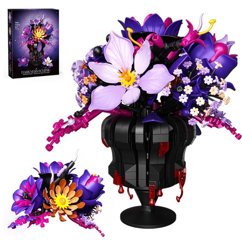 947 teile dunkle serie blumen - dunkle,