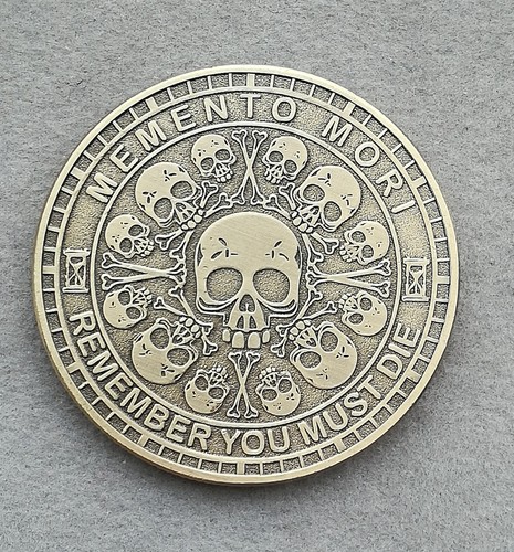 Medaille memento mori - medaille,