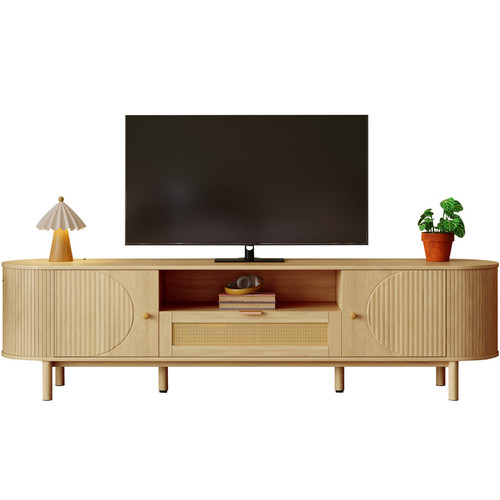 Schrank ovaler lowboard - lowboard,, 2
