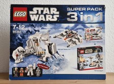 LEGO Star Wars 66366 Super Pack, 8089 Hoth, 8083, 7749 Echo Base, Vollständig