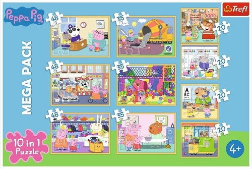 Puzzle trefl peppa wutz - trefl,