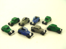 8 Stck. - DKW F7 Oldtimer   -  Brekina HO Modell  1:87   - #63  - gebr.