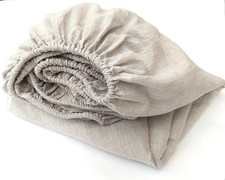 100%  Leinen Spannbettlaken