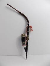 Jägerpfeife Steckpfeife Porzellankopf Pfeife Taback Langpfeife Holz Horn 20.JHD