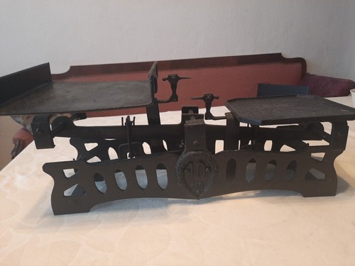 Antike alte waage tellerwaage - antike,