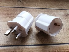 2 Reisestecker für UK Adapter