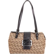 Fendi FF Monogram Baguette Buckle Handbag Tasche Schnalle Gürtel