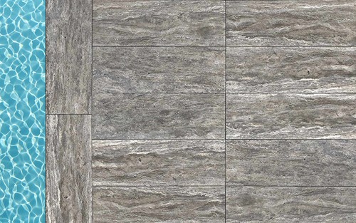 Travertin poolrandplatten - travertin,