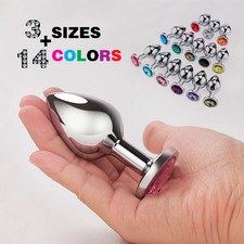 3-größen-Edelstahl-Edelstein