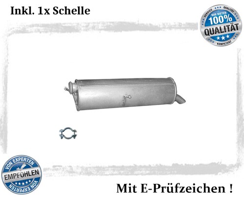 Endschalldämpfer für citroen - endschalldämpfer,