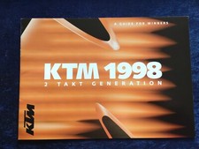 KTM 2 Takt Prospekt 1998 SX 125 250 380 EXC 125 200 250 300 380