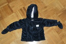 dicke Jungs Jacke Winterjacke Teddy mit Kapuze und Handschuhe in Gr 68 von Kanz