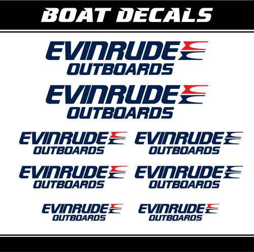 Aufkleber evinrude outboards - aufkleber,
