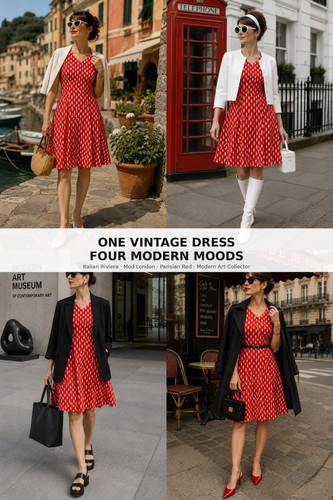 Vintage 60er twiggy - 60er, kleid