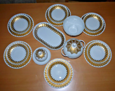 Rosenthal Wiinblad Lotus Goldblatt Essservice für 6 Personen