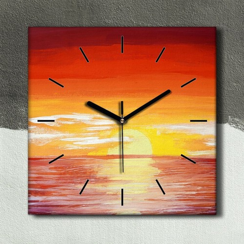 Wanduhr uhr wandbild - wanduhr, leinwand