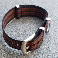NATO Strap Armband 20 mm Bond Goldfinger passend für Rolex Submariner etc. 8699