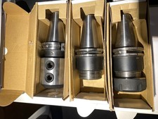 3X Werkzeugaufnahmen Promat  SK40 Spannzangenfutter Spannfutter Flächen