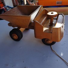 DDR Holzspielzeug  FWF  Friedrich Fröbel Werda LKW  Kipper 