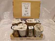 C6-AD 8x RITZENHOFF & BREKER MILCHGLAS DESIGN KUH GLAS TRINKGLAS 30ml NEU